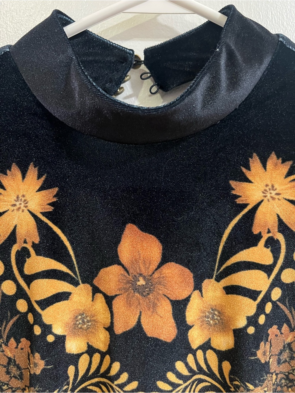 Anthropologie Velvet Mini Dress - Picture 4 of 7
